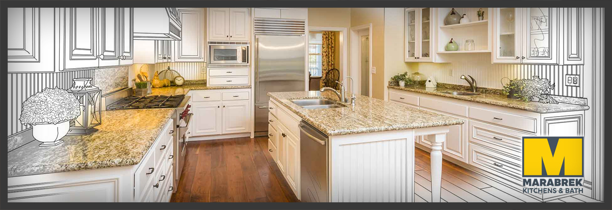 Marabrek Renovations Custom Home Kitchens Bathrooms Restoration Contractor Certified Master Craftsman Build Install New Cabinetry Cupboards Vanities Computerized Design Plans Manufacture Handcrafted Staircase Millwork Closet Organization